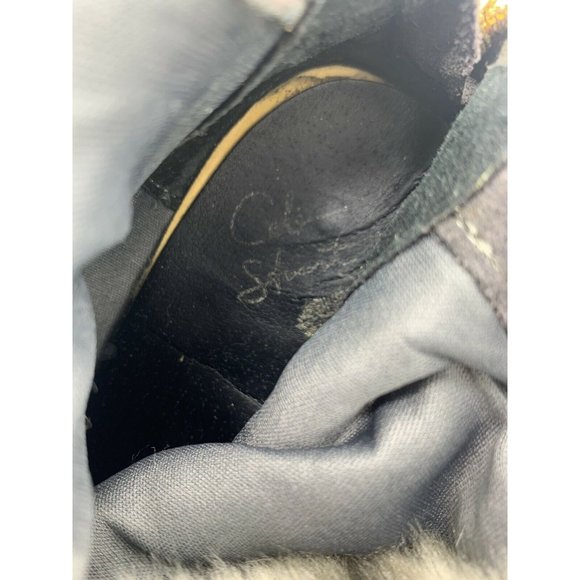 Colin Stuart Size 6 B Gray Suede Fur Lined Knee High Tall Boots - Picture 12 of 12